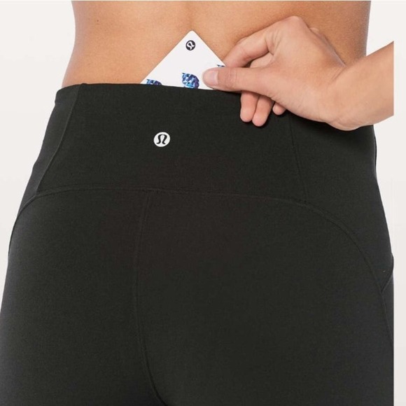 Lululemon Full Freedom Crop 21" Legging 4 Black Capri - Picture 12 of 12